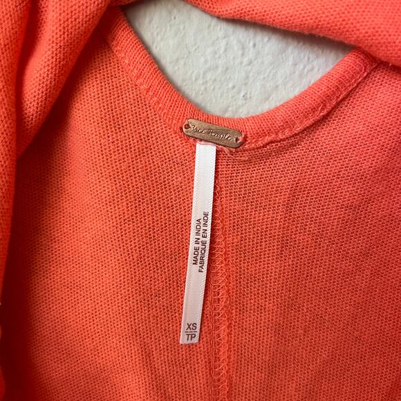 Free People Not Your Poppies Long Sleeve Embroidered Top Size XS - Picture 6 of 7